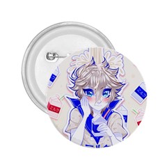 Hungry Boy - Milk - 2 25  Button by beksboys