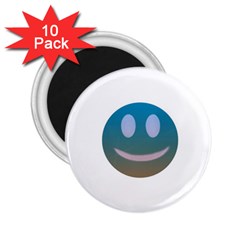 Smiley 2 25  Magnets (10 Pack)  by picsaspassion