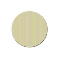 Summer Sand Color Lilac Stripes Magnet 3  (round) by picsaspassion