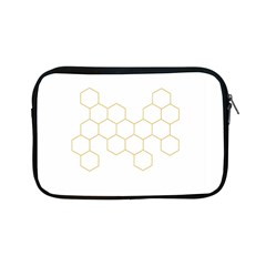 Honeycomb Pattern Graphic Design Apple Ipad Mini Zipper Case by picsaspassion