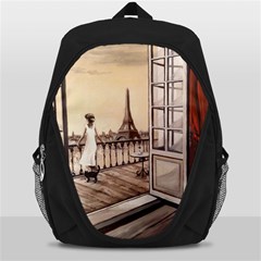 Paws For Thought  Copy Backpack Bag by ArtByThree