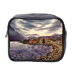 Italian Lake Garda Mini Toiletries Bag 2-side by ArtByThree