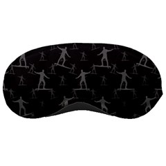 Surfing Motif Pattern Sleeping Masks by dflcprints