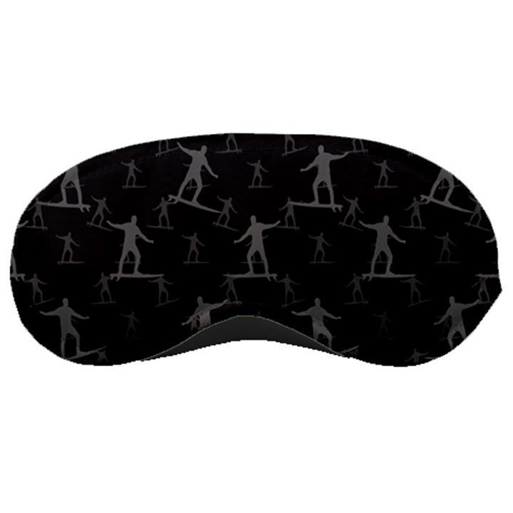 Surfing Motif Pattern Sleeping Masks