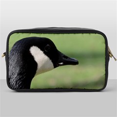 Goose, Black And White Toiletries Bags by picsaspassion