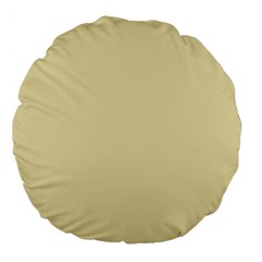 Gold Yellow Color Design Large 18  Premium Flano Round Cushions by picsaspassion