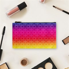 Rainbow Rings Cosmetic Bag (small)  by PhotoThisxyz