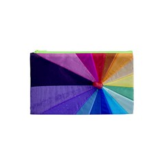 Rainbow Umbrella Cosmetic Bag (xs) by PhotoThisxyz