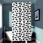 Black Cats  Shower Curtain 36  x 72  (Stall)  Curtain(36 X72 ) - 33.26 x66.24  Curtain(36 X72 )