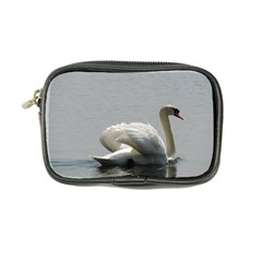 Swimming White Swan Coin Purse by picsaspassion