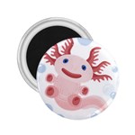 Axolotl Natural Tshirt 2.25  Magnets Front