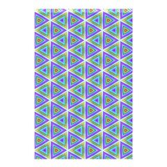 Colorful Retro Geometric Pattern Shower Curtain 48  X 72  (small)  by DanaeStudio