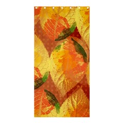 Fall Colors Leaves Pattern Shower Curtain 36  X 72  (stall)  by DanaeStudio