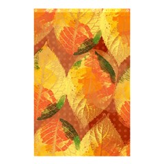 Fall Colors Leaves Pattern Shower Curtain 48  X 72  (small)  by DanaeStudio