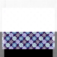 Snowflakes Pattern Rectangular Jigsaw Puzzl by DanaeStudio