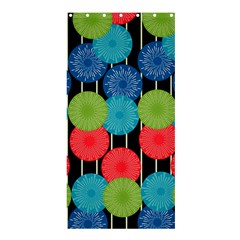 Vibrant Retro Pattern Shower Curtain 36  X 72  (stall)  by DanaeStudio