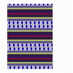 Colorful Retro Geometric Pattern Small Garden Flag (two Sides) by DanaeStudio