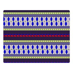 Colorful Retro Geometric Pattern Double Sided Flano Blanket (large)  by DanaeStudio