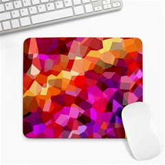 Geometric Fall Pattern Large Mousepads by DanaeStudio