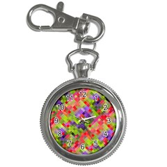 Colorful Mosaic Key Chain Watches by DanaeStudio