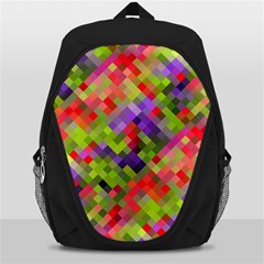 Colorful Mosaic Backpack Bag by DanaeStudio