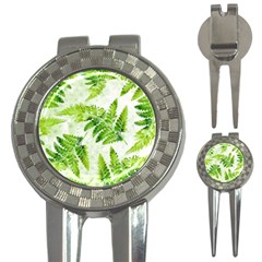 Fern Leaves 3-in-1 Golf Divots by DanaeStudio