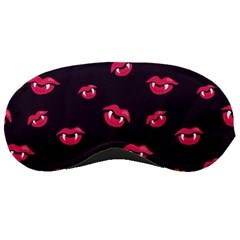 Pattern Of Vampire Mouths And Fangs Sleeping Masks by CreaturesStore