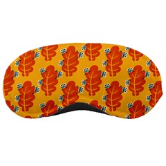 Bugs Eat Autumn Leaf Pattern Sleeping Masks by CreaturesStore