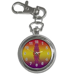 Flower Of Life Vintage Gold Ornaments Red Purple Olive Key Chain Watches by EDDArt