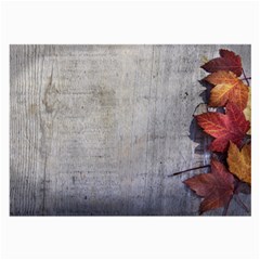 Fall Leaves Large Glasses Cloth (2-side) by PhotoThisxyz