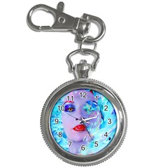 Swimming Into The Blue Key Chain Watches by icarusismartdesigns