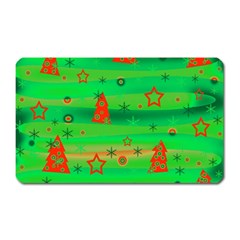 Xmas Magical Design Magnet (rectangular) by Valentinaart