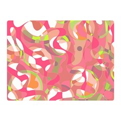 Pink Smoothie  Double Sided Flano Blanket (mini)  by Valentinaart