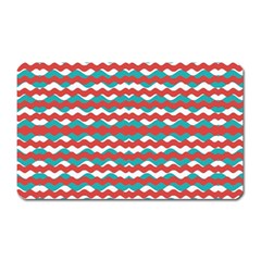 Geometric Waves Magnet (rectangular) by dflcprints