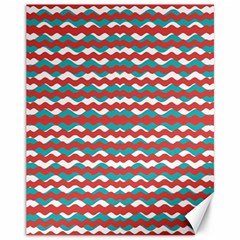 Geometric Waves Canvas 11  X 14   by dflcprints