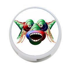 Futuristic Funny Monster Character Face 4-port Usb Hub (two Sides)  by dflcprints