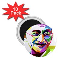 Ghandi 1 75  Magnets (10 Pack)  by bhazkaragriz