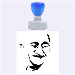 Ghandi Rubber Round Stamps (large) by bhazkaragriz