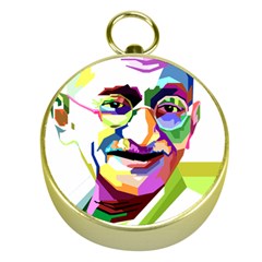 Ghandi Gold Compasses by bhazkaragriz