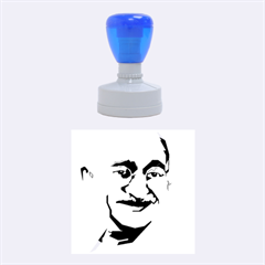 Ghandi Rubber Round Stamps (medium) by bhazkaragriz