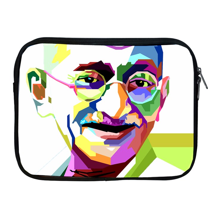 Ghandi Apple iPad 2/3/4 Zipper Cases