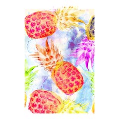 Colorful Pineapples Over A Blue Background Shower Curtain 48  X 72  (small)  by DanaeStudio