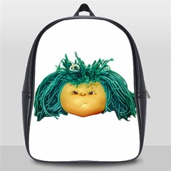 Angry Girl Doll School Bags(large)  by dflcprints