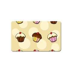 Colorful Cupcakes Pattern Magnet (name Card) by Valentinaart