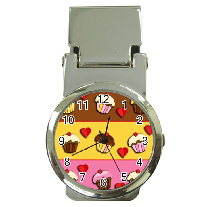 Love cupcakes Money Clip Watches