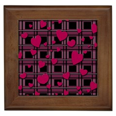 Harts Pattern Framed Tiles by Valentinaart