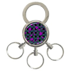 Purple Love 3-ring Key Chains by Valentinaart