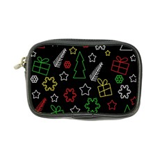 Colorful Xmas Pattern Coin Purse by Valentinaart