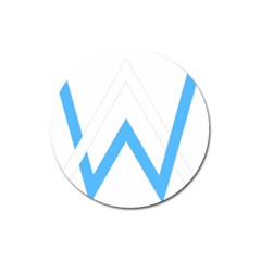 Alan Walker  Logo Magnet 3  (round) by bhazkaragriz