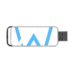 Alan Walker  Logo Portable Usb Flash (two Sides) by bhazkaragriz